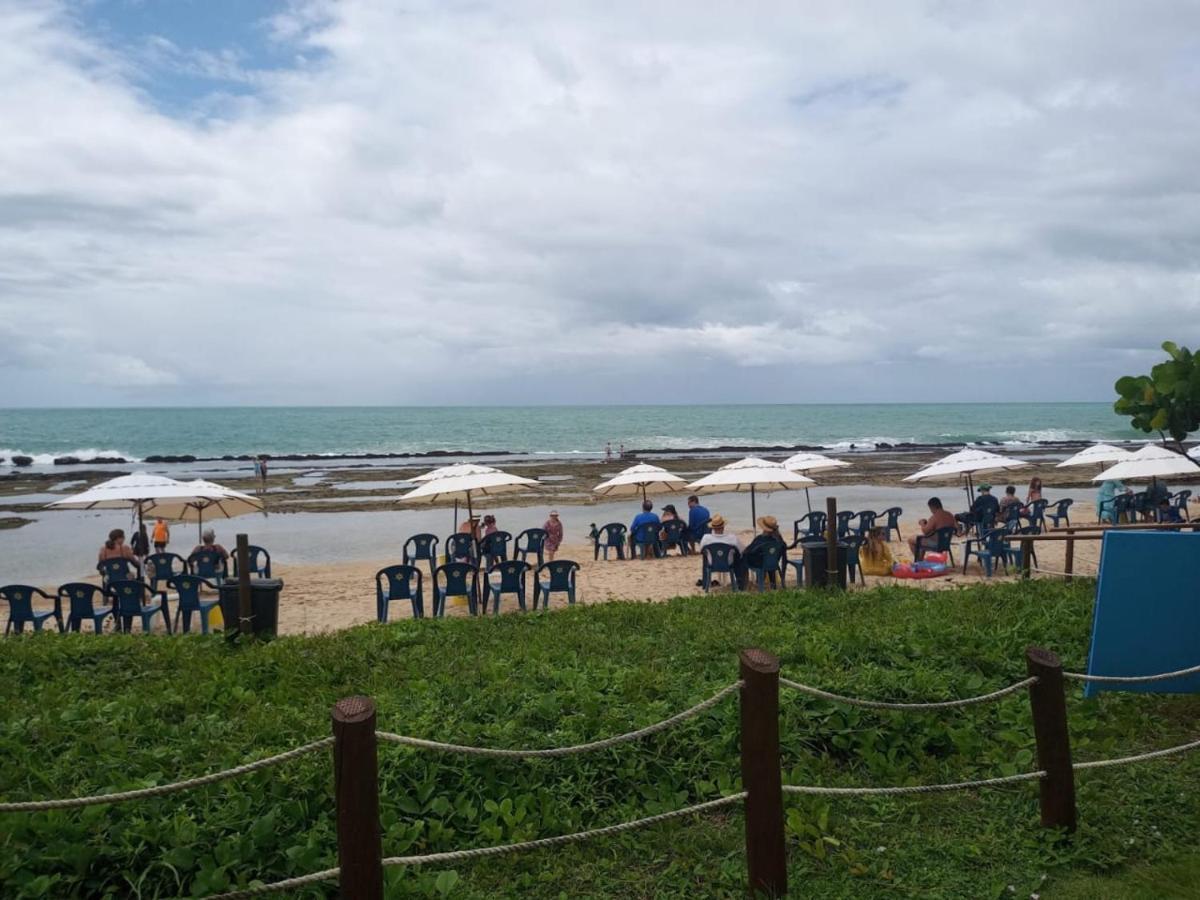 Estudio Marulhos, Varanda Com Vista De Mar E Parque Aquatico, A Beira-Mar Mar De Muro Alto, Com Wi-Fi, Restaurante, Estacionamento E A 10' De Porto De Galinhas Bagian luar foto