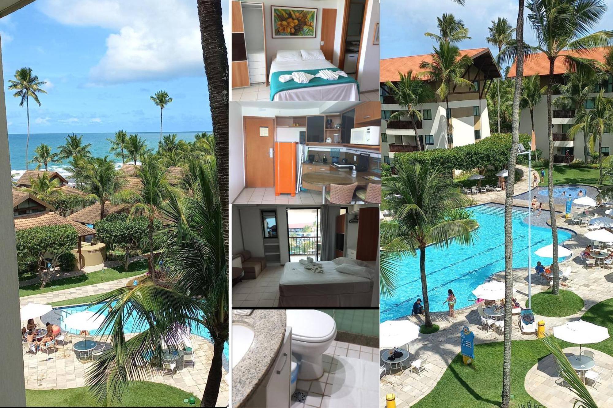 Estudio Marulhos, Varanda Com Vista De Mar E Parque Aquatico, A Beira-Mar Mar De Muro Alto, Com Wi-Fi, Restaurante, Estacionamento E A 10' De Porto De Galinhas Bagian luar foto